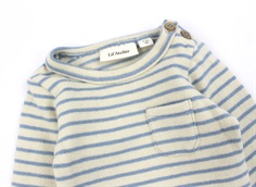 Lil Atelier smoke blue stribet body